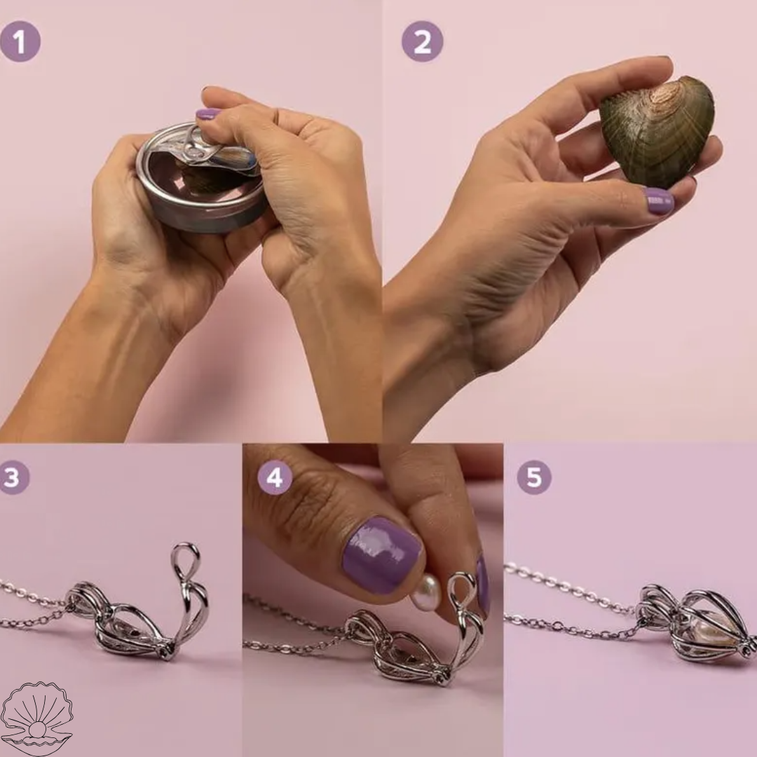 Collana "la Perla del desiderio"+ fiori