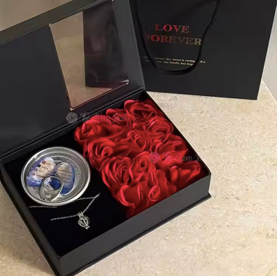 Collana "la Perla del desiderio"+ fiori